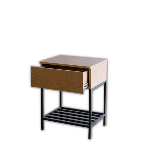 OAKLAND SS BEDSIDE TABLE